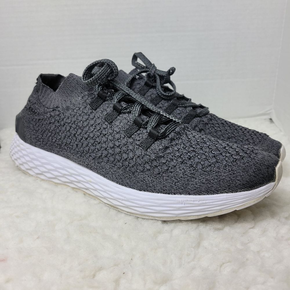 Nobull Aspire Mens Sneaker Size 15 Black  Knit Runner Graphite Shoes